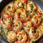 Tuscan Garlic Butter Shrimp Skillet First Image First Image
