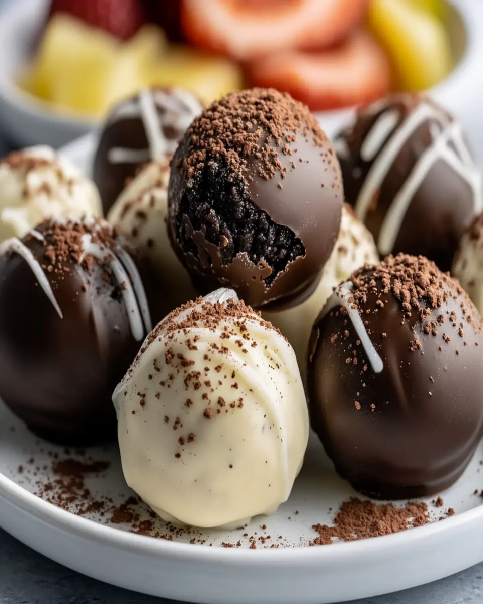 Creamy Keto Oreo Balls First Image First Image