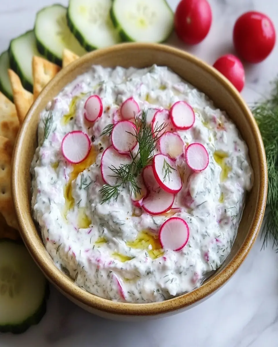 Zesty Radish Tzatziki That Will Brighten Your Meals!