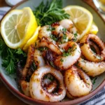 Healthy Low-Carb Grilled Squid First Image First Image