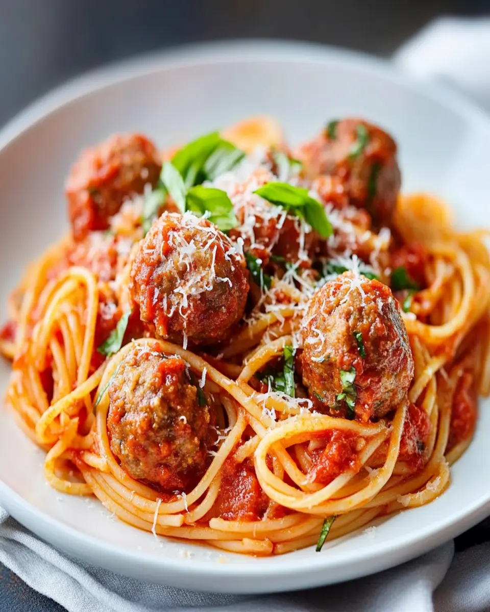 Spaghetti and Meatballs: Irresistibly Juicy Family Favorite