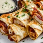 Keto Chicken Bacon Ranch Taquitos First Image First Image