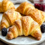 Keto Breakfast Croissants with Almond Flour First Image First Image