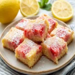Keto Strawberry Lemon Blondies First Image First Image