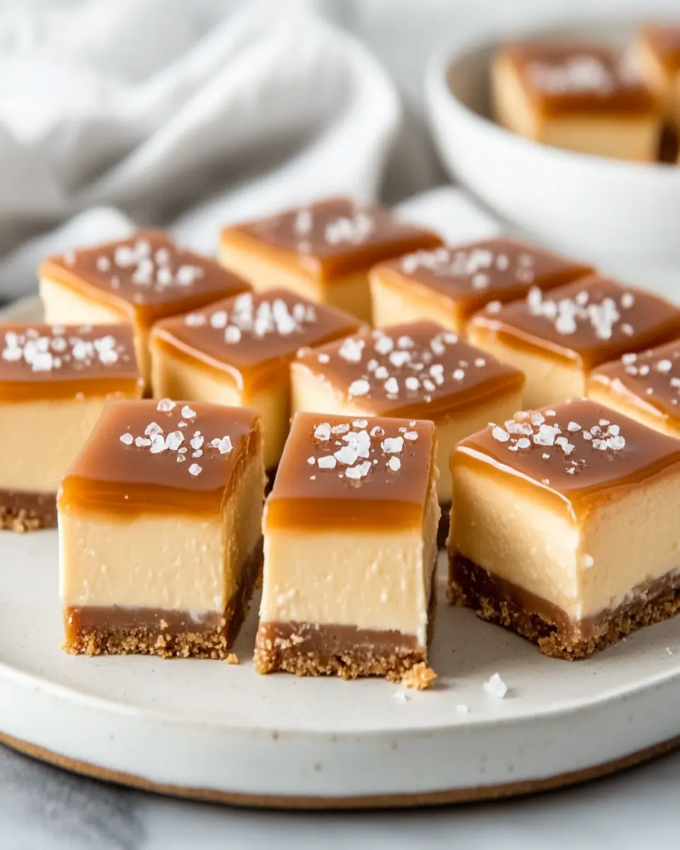Keto Salted Caramel Cheesecake Bars You’ll Want Every Day