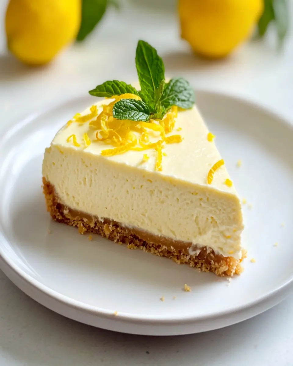 Keto No Bake Lemon Cheesecake: Indulgent & Guilt-Free Delight