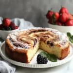 Keto Sour Cream Coffee Cake First Image First Image