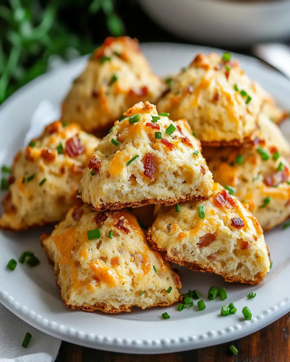 Low Carb Cheddar Bacon Onion Scones: Indulgent & Guilt-Free Treat
