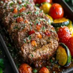 Keto Sheet Pan Italian Meatloaf First Image First Image