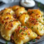 Keto Pierogies with Bacon & Cheddar First Image First Image