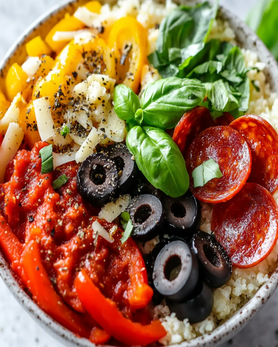 Keto Pizza Bowl: Your Easy, Cheesy Comfort Food Fix