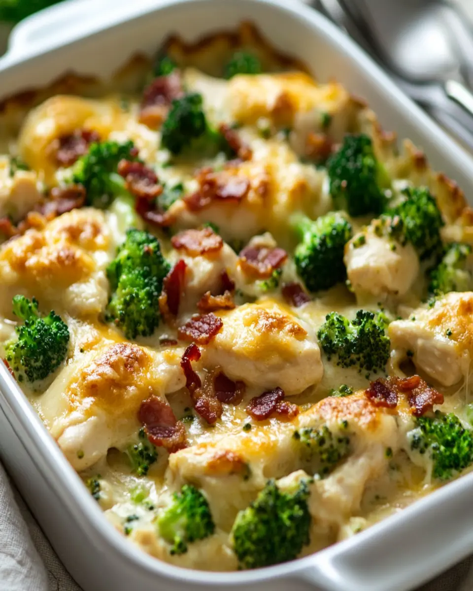 Creamy Low Carb Chicken Casserole: Irresistibly Cheesy Delight