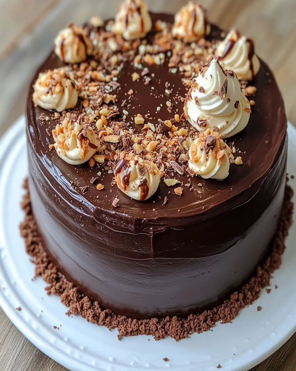 Keto Chocolate Kahlua Cake First Image First Image