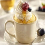 Low-Calorie Vanilla Mug Cake First Image First Image