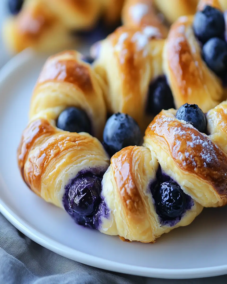 Braided Blueberry Cream Cheese Keto Danish First Image First Image