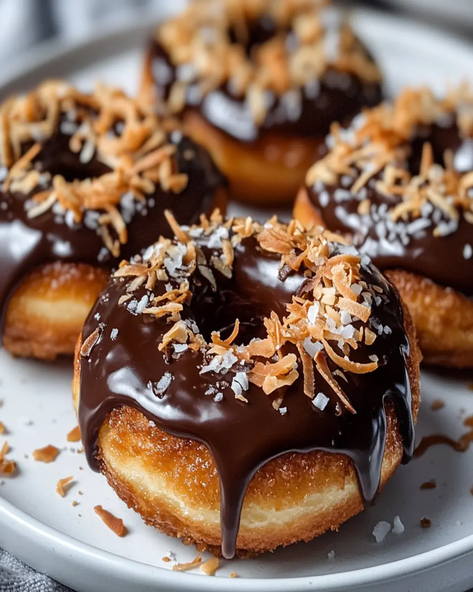 Samoa Keto Doughnuts: Indulgent Caramel & Chocolate Bliss