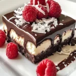 Keto Chocolate Coconut Raspberry Dessert First Image First Image